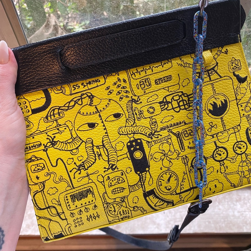 Min & Mon embroidered Vali convertible crossbody handbag